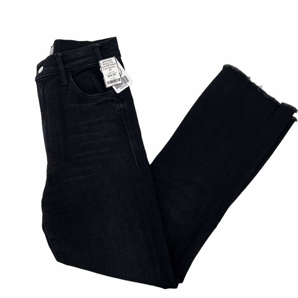 MOTHER The Hustle Ankle Fray Denim | Women’s Regular 26 Black